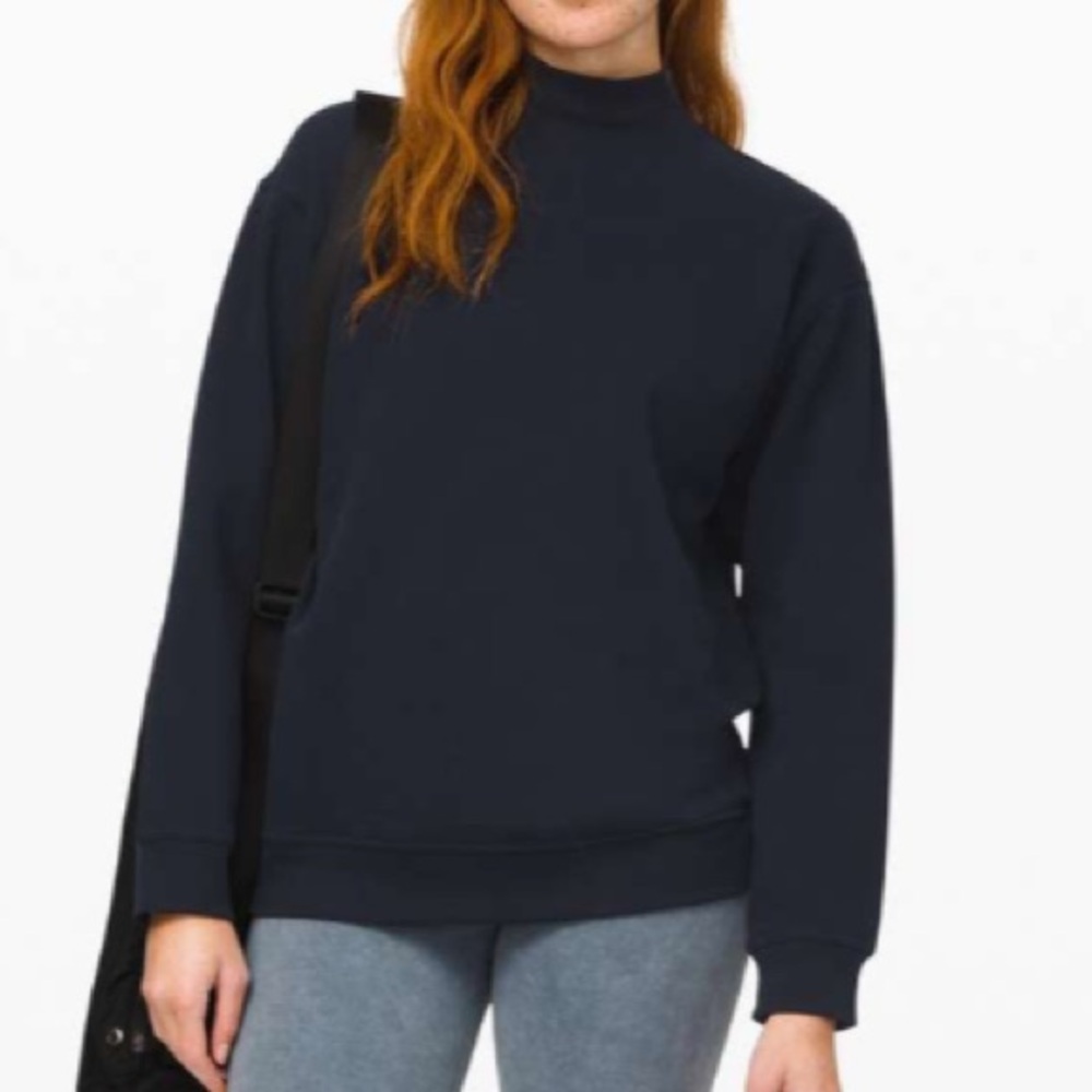 lululemon athletica Navy Turtleneck Sweater